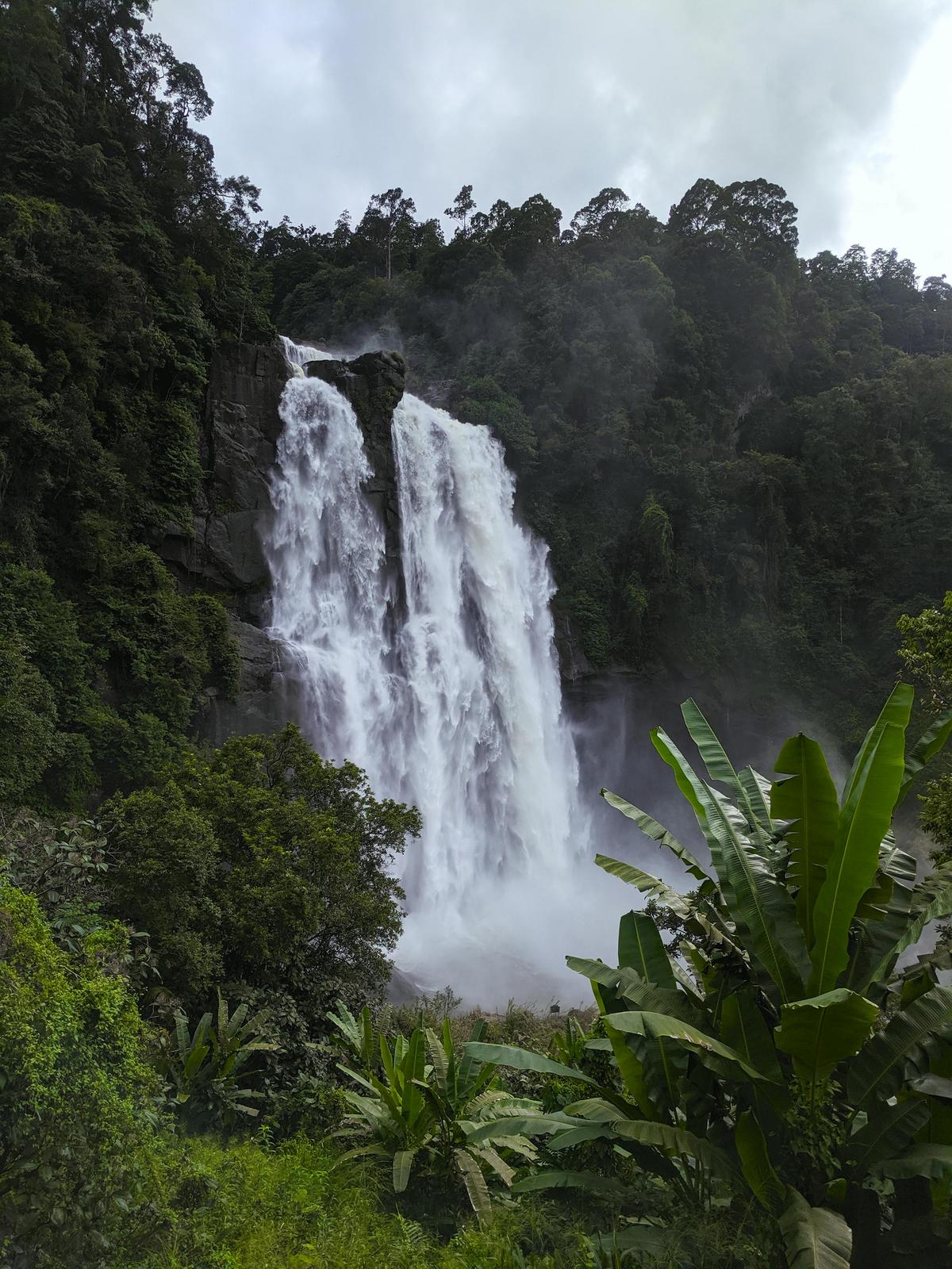A stunning waterfall in the hills